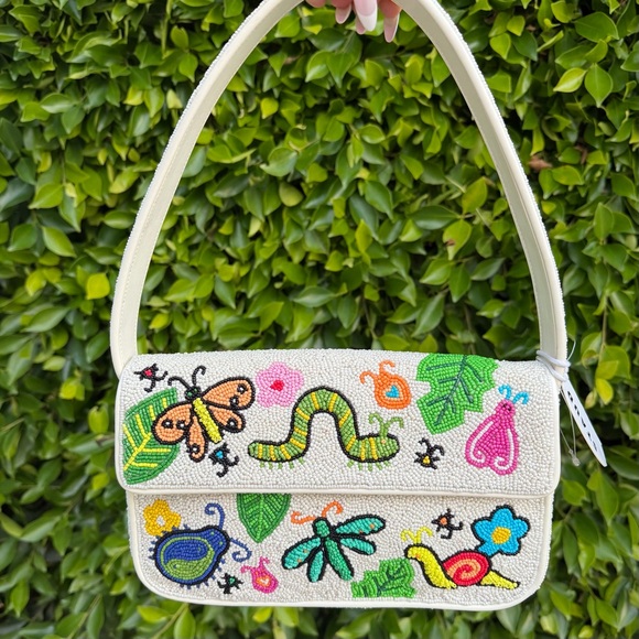 STAUD Handbags - STAUD TOMMY BEADED BAG